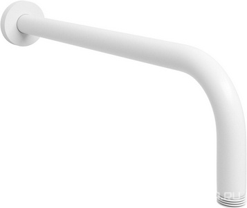 Настенный излив для ванны белый покрытие Soft-touch A146 330мм ZZ