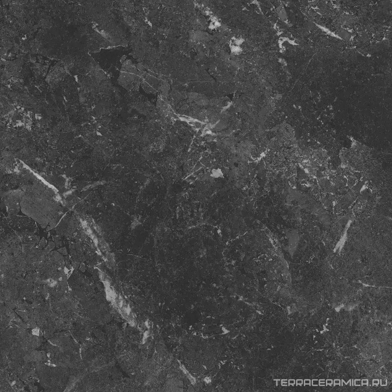 Тубкаль чёрный матовый обрезной 60x60x0,9