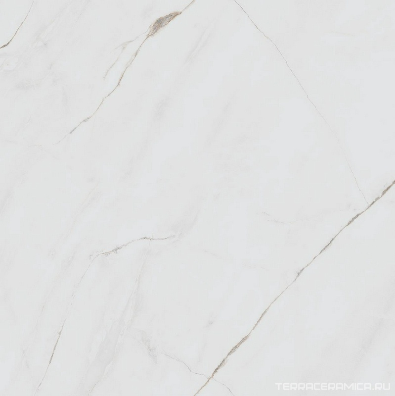 Марсель белый матовый обрезной 60x60x0,9