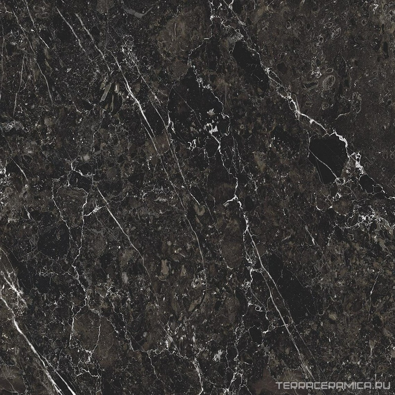 Марсель чёрный матовый обрезной 60x60x0,9