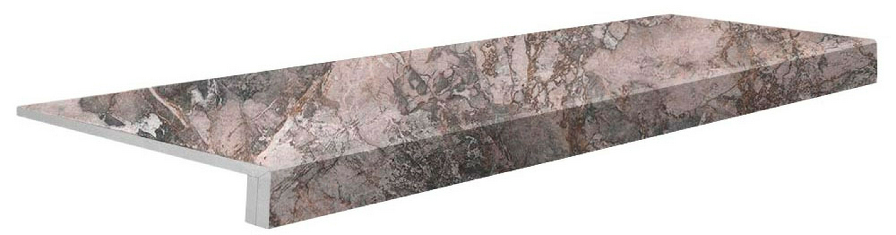 Ступень Евро Проходная Гранит Ардезио Титаниум SR структ (n142771)|34,5x120