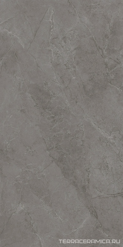 Марсель серый глянцевый обрезной 60x119,5x0,9