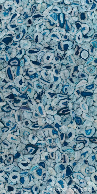 Agata Blu Lucidato (Shiny) 6 mm 150x300