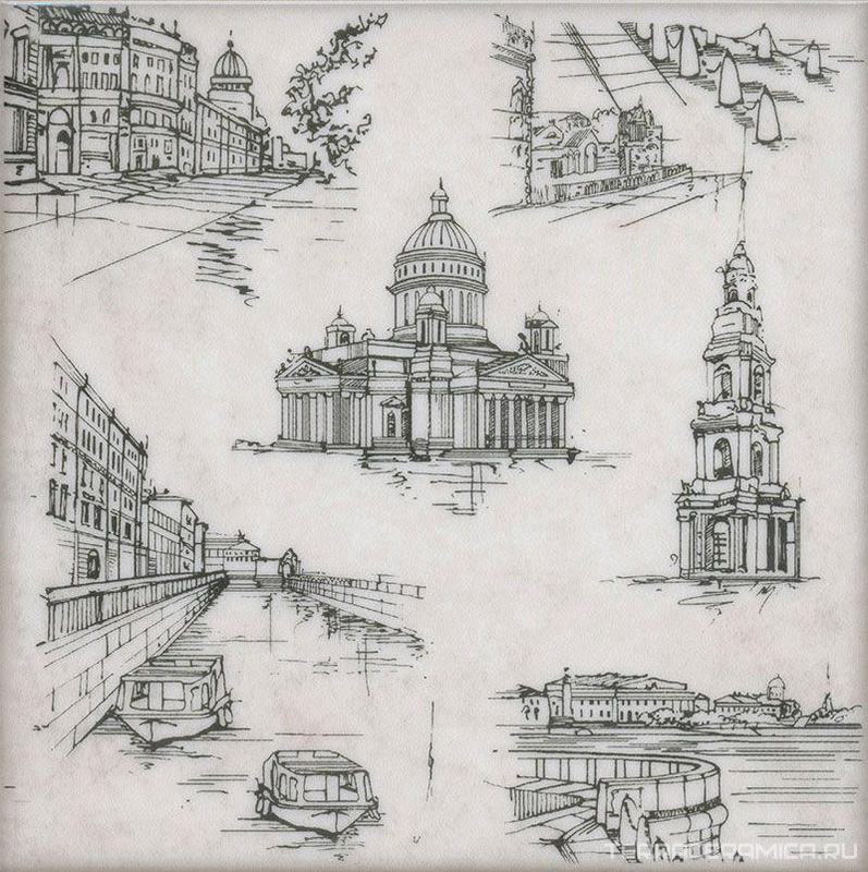 Декор Марчиана SpB A536 |20x20