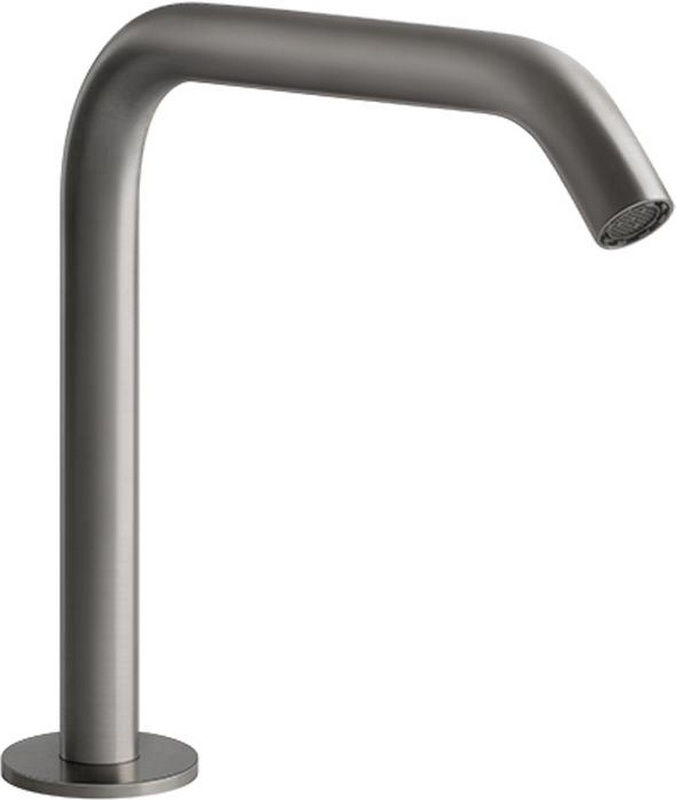 Отдельностоящий излив h=162мм, цвет: steel brushed,Gessi 316 ZZ