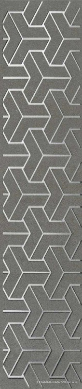 Бордюр Ломбардиа серый темный |25x5,4