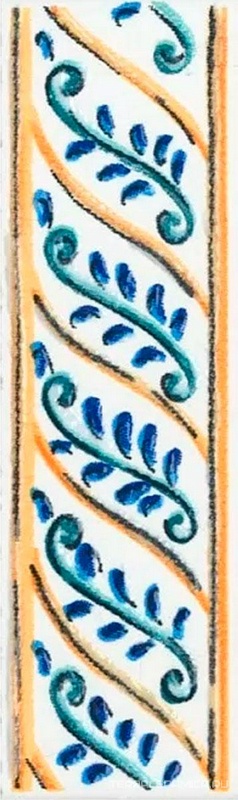 Бордюр Капри майолика А493|3х9.9