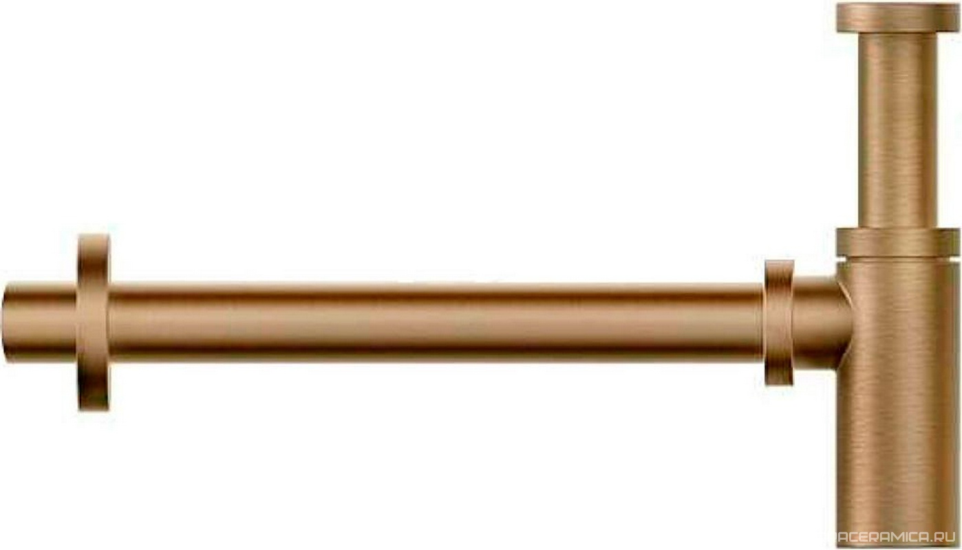 Сифон для раковины округлый, 1 1/4, (цв. Warm Bronze Br. PVD), Gessi ZZ