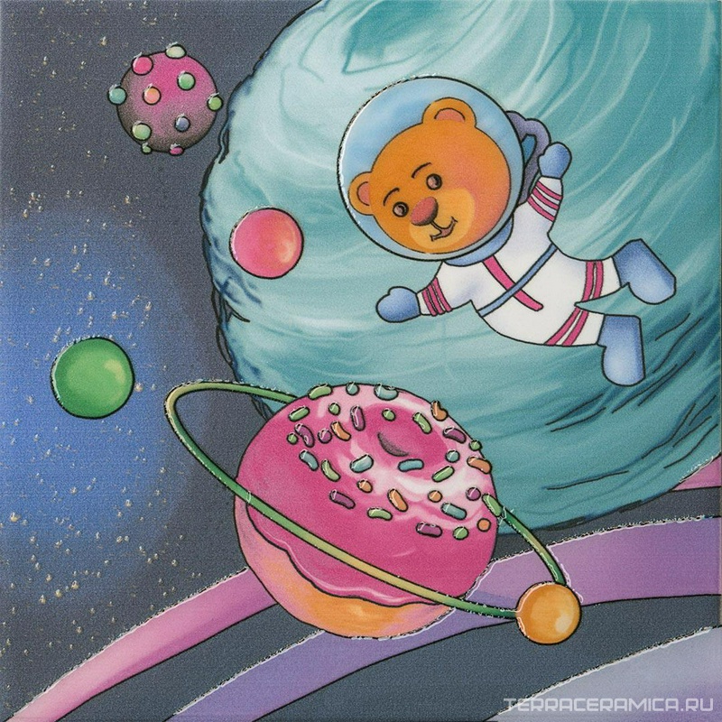 Декор Космос 3 ZZ 20х20