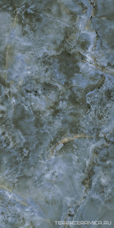 Сен-Тропе синий глянцевый обрезной 60x119,5x0,9