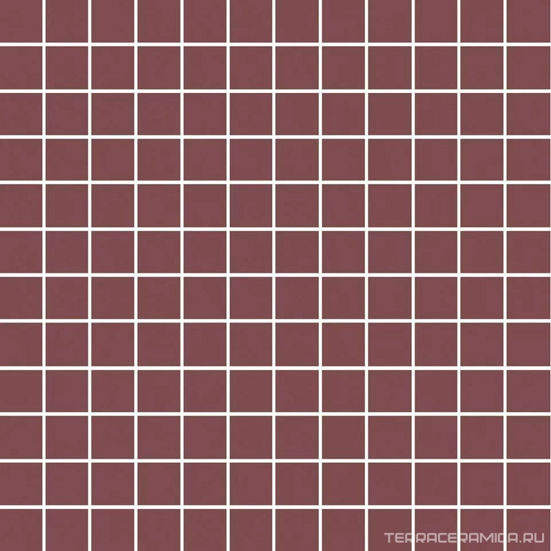 Темари бордовый матовый 29,8x29,8x0,35