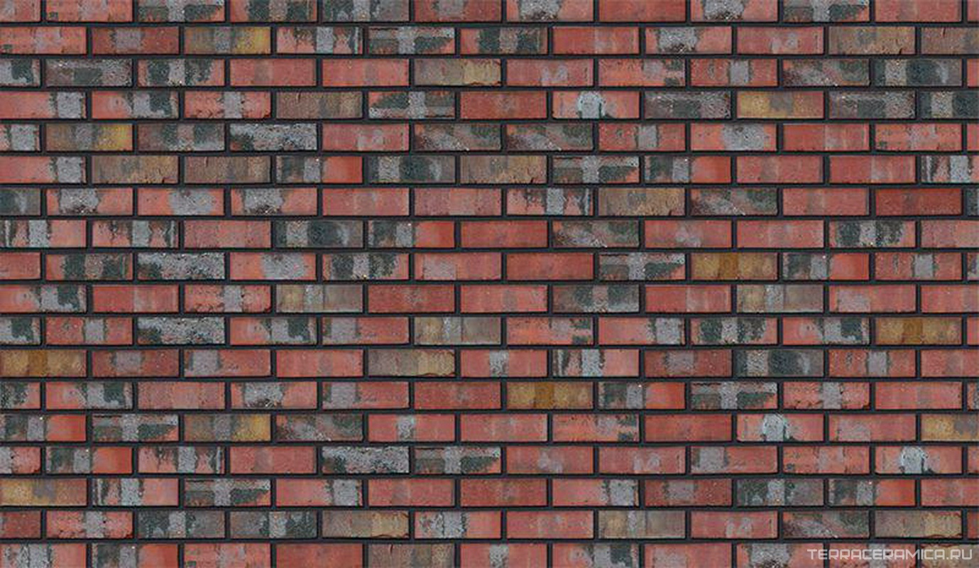 Кирпич обл.Lubeck Sparklinker NF ( круглые отверстия)|24x5.2x7.1 XX