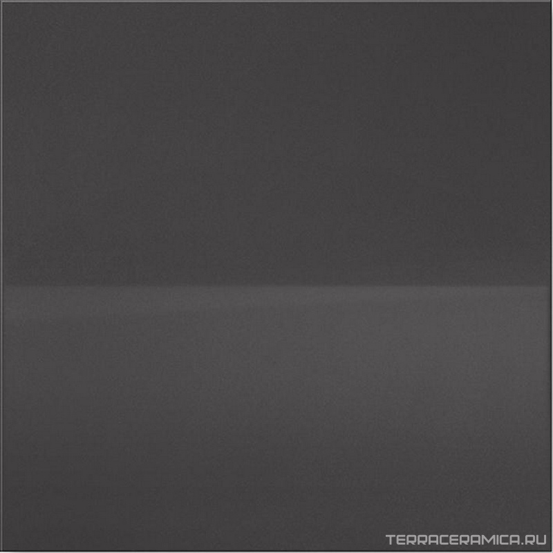 Грес Уральский UF013 черный моноколор полированный|60x60