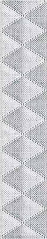 Бордюр Illusio Grey ''Geometry'' XX |31.5x6.2