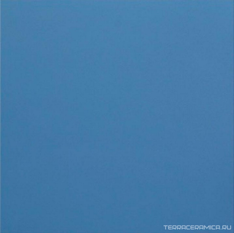 Грес Уральский UF012 синий моноколор матовый|60x60