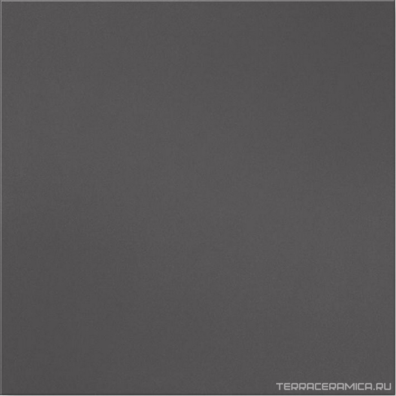 Грес Уральский UF013 черный моноколор матовый|60x60