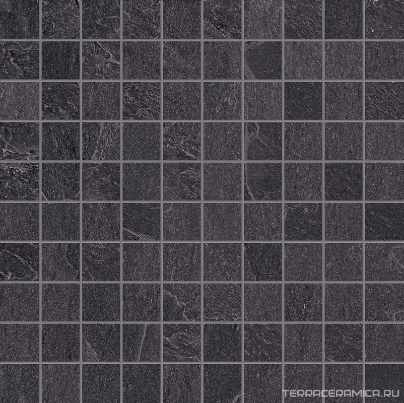 Nordika Dark Mosaico nat.rett.ZZ|30x30