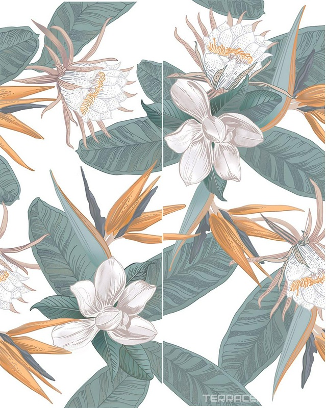 Панно Strelitzia (2 шт) 40.2x50.5
