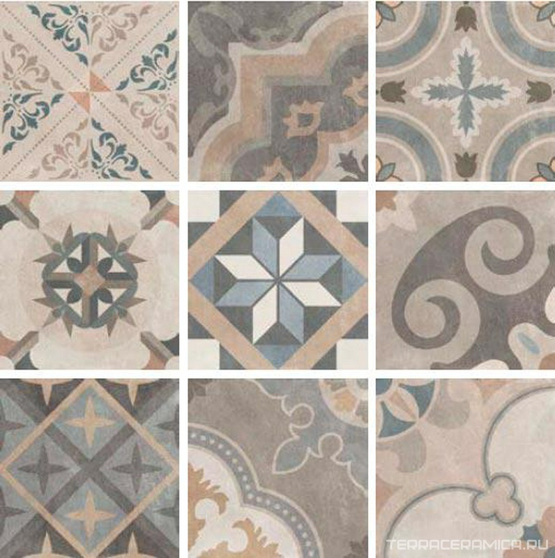Patchwork Classic Mix 9 видов ZZ  |20x20