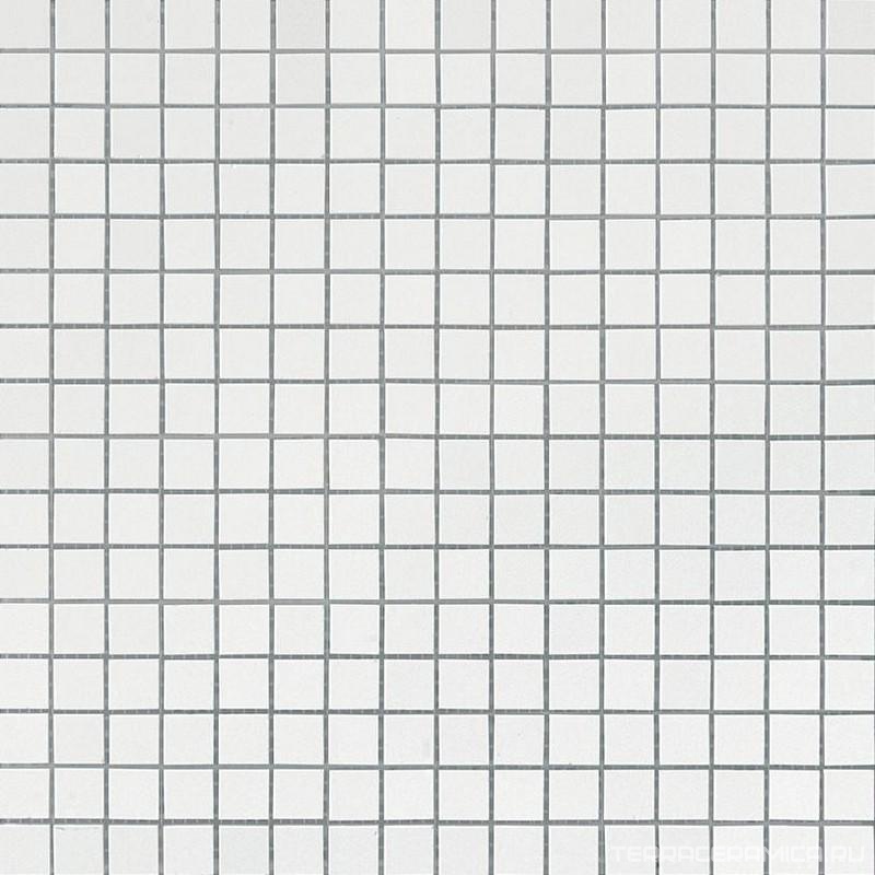 Solid White Mosaic ZZ 30,5x30,5