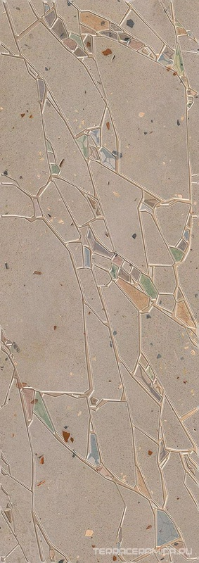 Декор Terrazzo mocca crystal XX |25.1х70.9