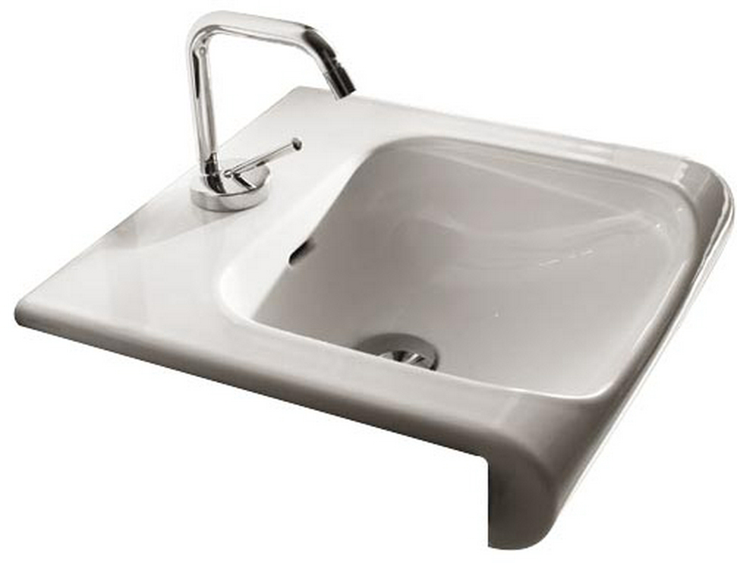 Раковина 60х40*35,5 см, с 1 отв.д/смес. (для столешниц), Inka ZZ