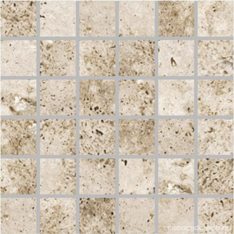 Mosaico 5x5 Heritage Walnut tessera ZZ 30x30