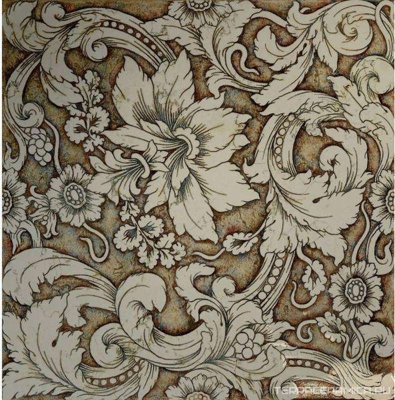 Ins.in marmo Biancone multicilor ZZ |40x40