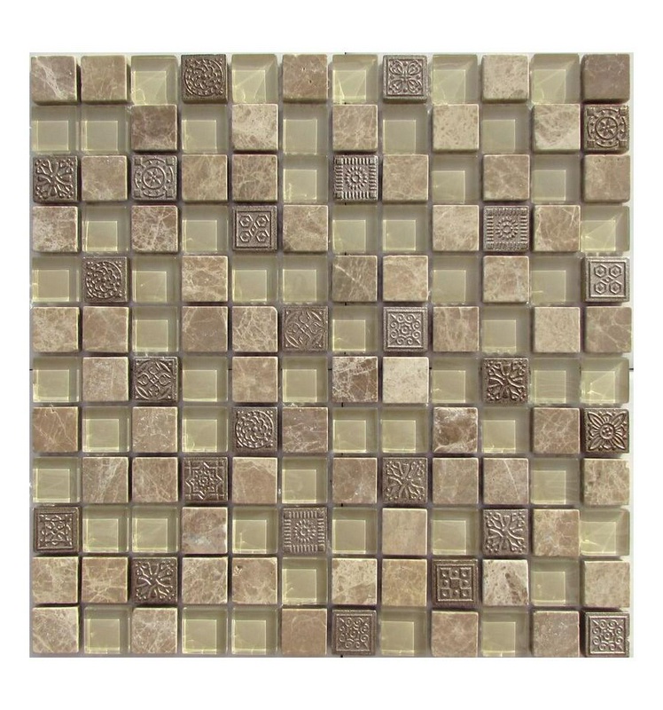 Мозаика из стекла на сетке SK10-056 ZZ |30x30