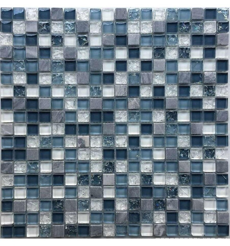 Мозаика из стекла на сетке SK10-057 ZZ |30x30