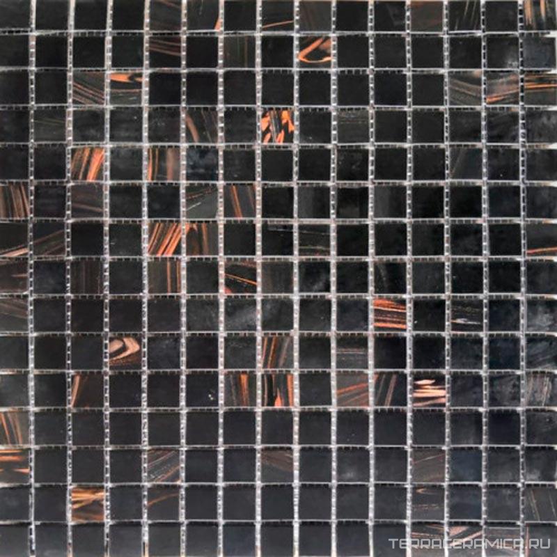 Мозаика HK-12 (чип 2x2 мм) чёрное золотоZZ|32.7x32.7