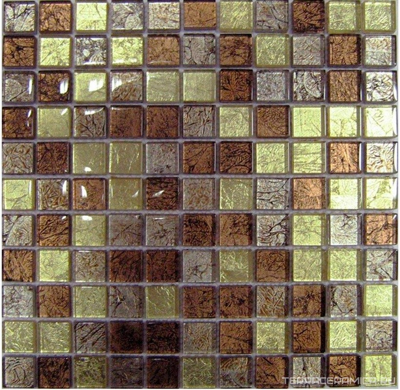 Мозаика из стекла на сетке S10-006 ZZ |30x30