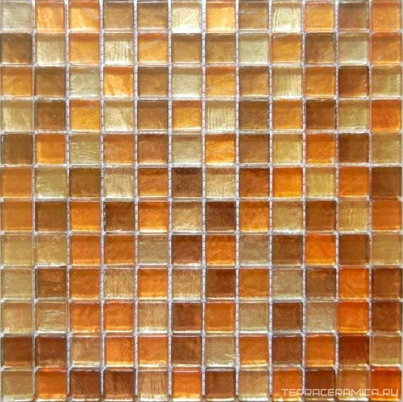 Мозаика из стекла на сетке S10-007 ZZ |30x30