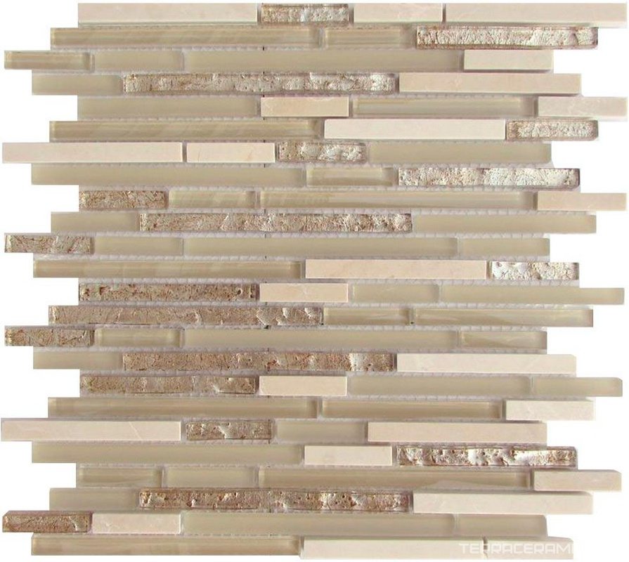 Мозаика из стекла на сетке SK10-038 ZZ |30.1x30.1