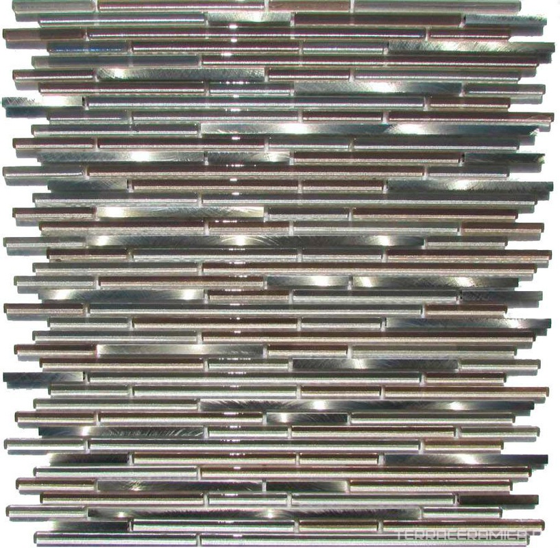 Мозаика из стекла на сетке SK10-032 ZZ |29.8x31.8