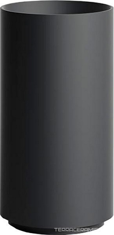Раковина 450х450хh850/950мм, напольн,кругл,без отв.д/смес.и перел., литой камень S-Stone, матов.цв.RAL5002, донный клап.Up&Down в компл.,Armonia 01 ZZ