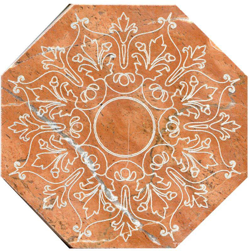 Тозетка Rojo Alicante Primera Marbl Tile № -4 серебро (n048413) |10х10