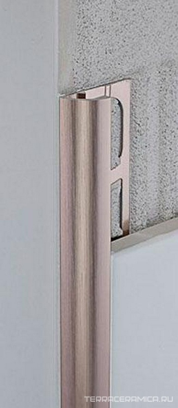 RBRS/10 Наружный алюминевый профиль copper satin polished XX| 1x270