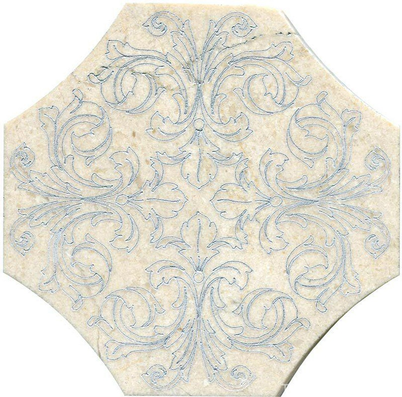Тозетка Crema Marfil  Marbl Tile № -2 серебро (n048397) |10х10