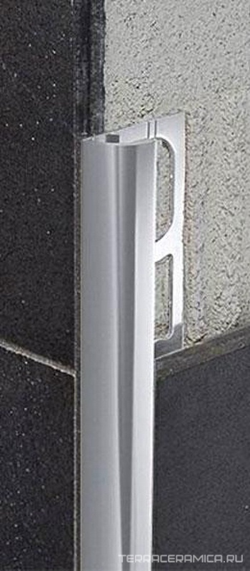 RB/10 Наружный алюминевый профиль bright polished aluminium silver 1x270
