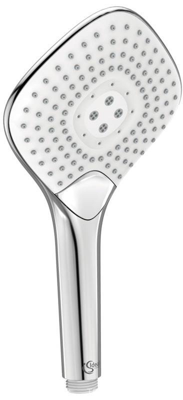 Лейка д/д ручная, 3-функц., 125мм, (цв. хром), IDEALRAIN EVO JET DIAMOND XL3 ZZ