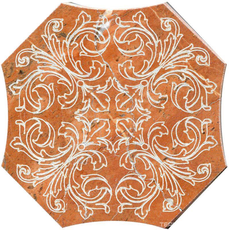 Тозетка Rojo Alicante Primera Marbl Tile № -2 серебро (n048413) |10х10