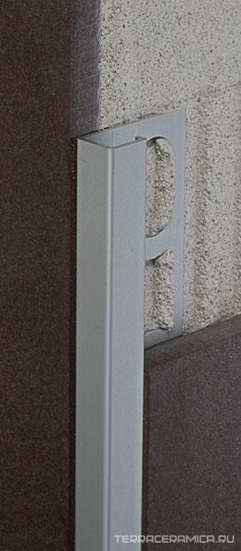 ZQAN/100 Профиль в форме прямого угла anodised aluminium silver 1x270
