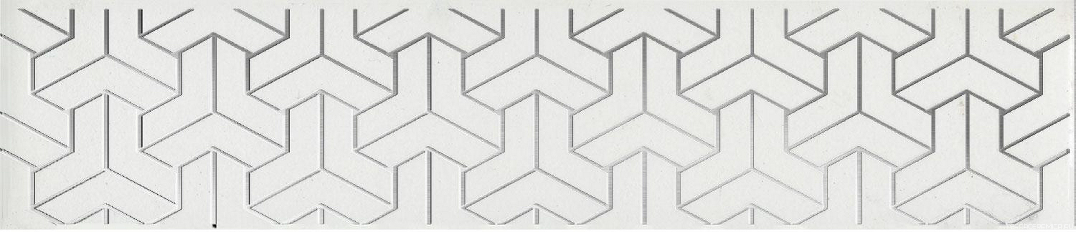 Бордюр Ломбардиа белый |25x5,4