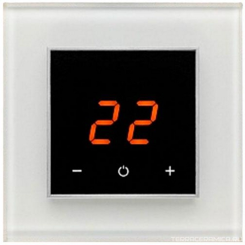 Терморегулятор сенс.AURA ORTO 9003 White Classic (черно-белый квадр.) ZZ