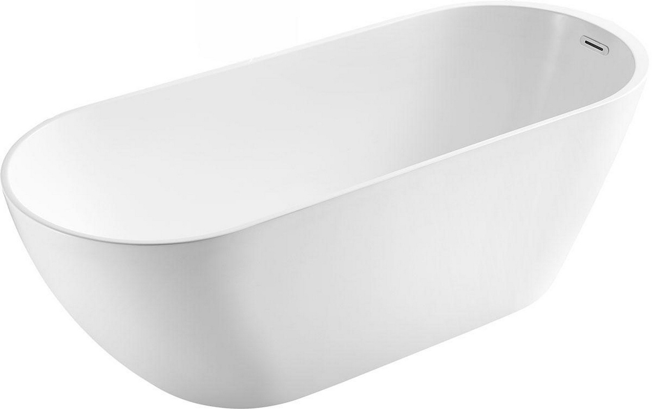 Ванна акриловая BELLAGO 1700х700х600 мм свободностоящая, с сифоном и каркасом, цвет белый, ZZ