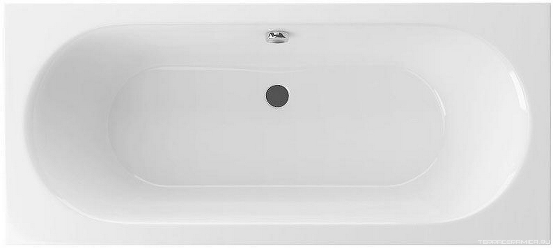 Ванна акриловая Excellent Oceana Slim 170*75 см, без каркаса, без с/п, белая, ZZ