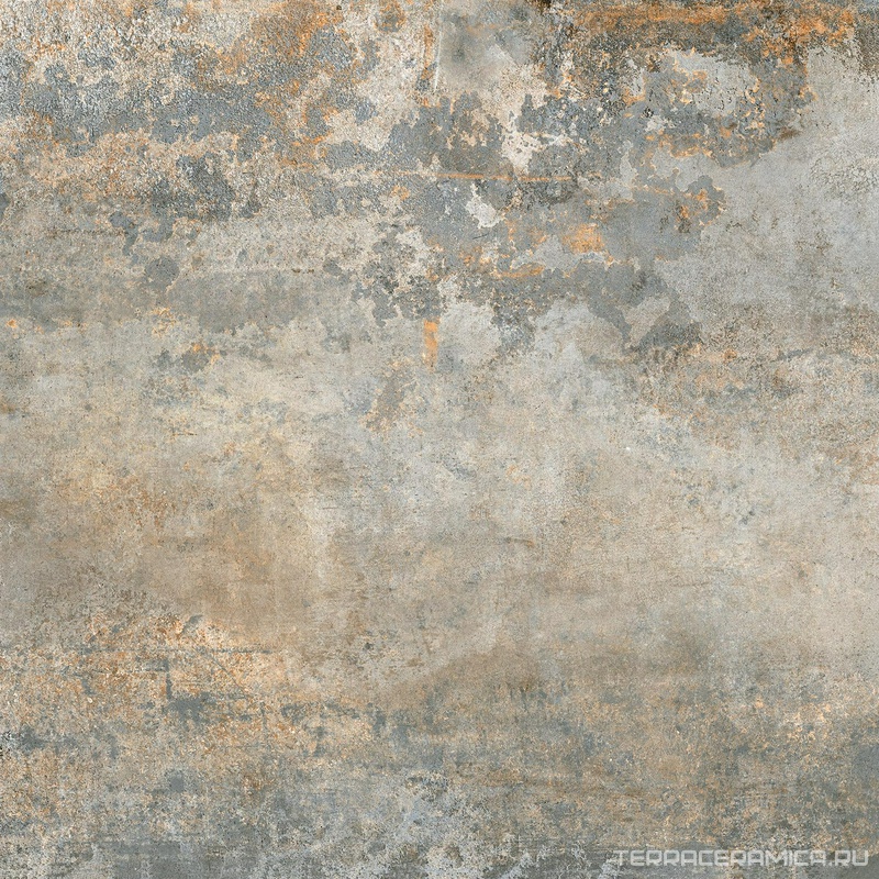 Rusty Metal Silver Luxglass 120x120 Rec.