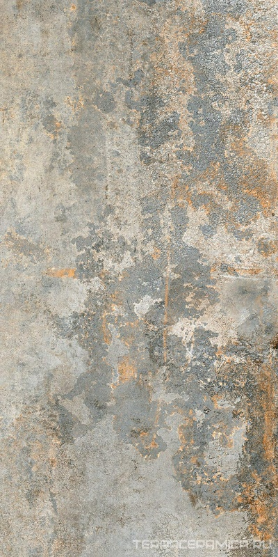 Rusty Metal Silver Luxglass 60x120 Rec.