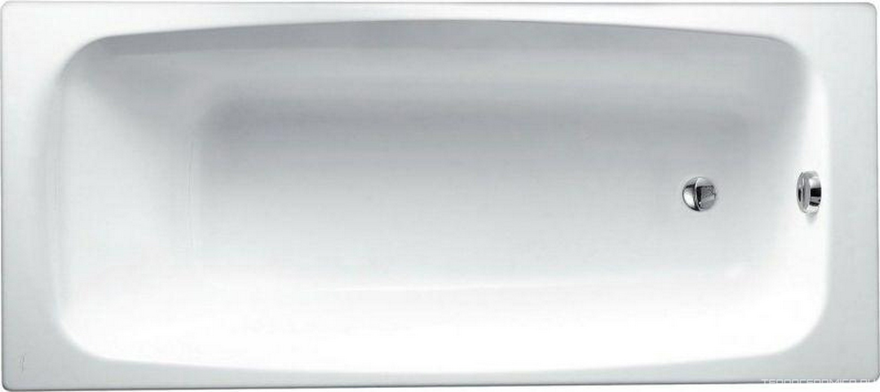 Ванна Diapason 170x75 без отверстий под ручки, без ножек ZZ